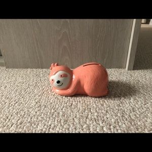 Mini Sloth Piggy Bank